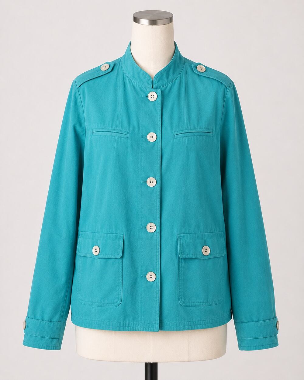 Vintage Reversible Suede & Waterproof Rain Jacket Green and Beige